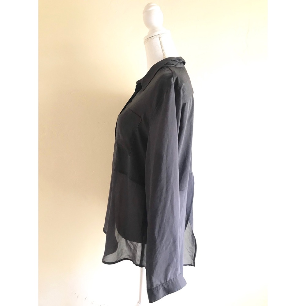 High-Low Button Up - Picture 3 of 4